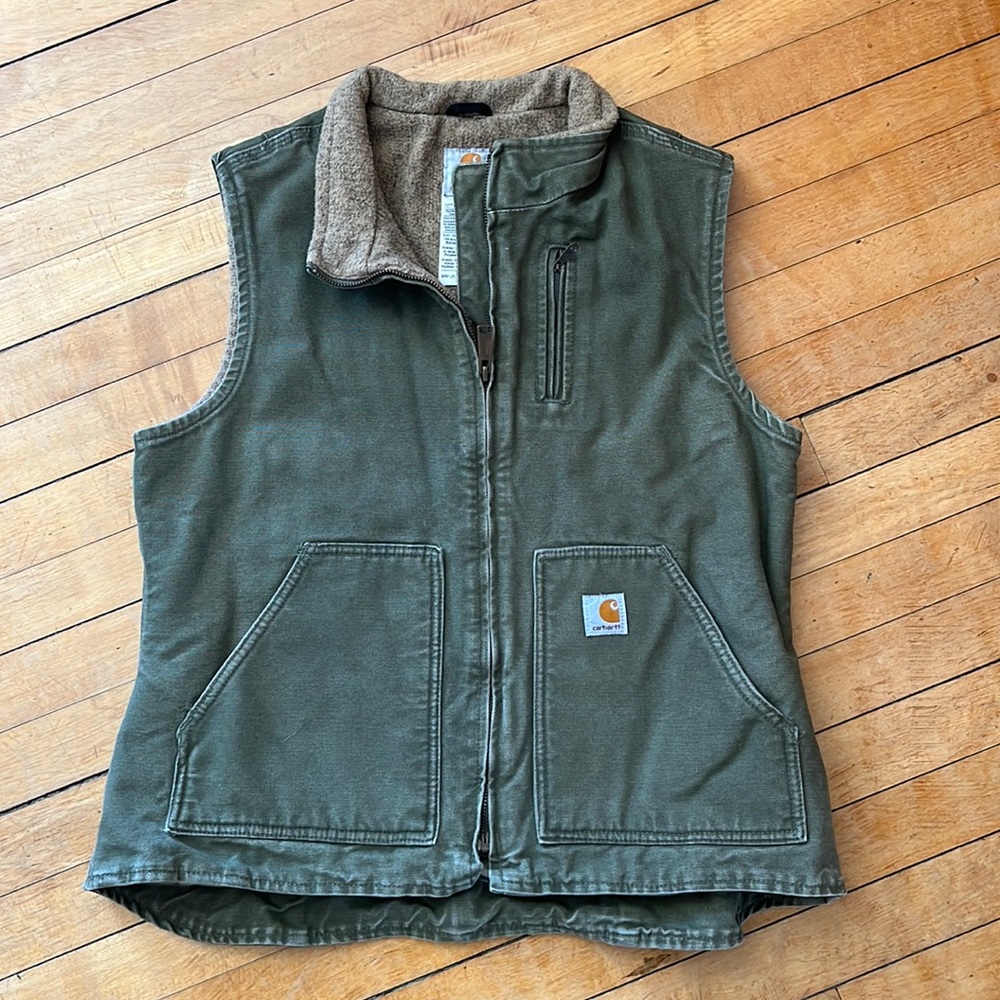 Green Women’s Carhartt Vest Large